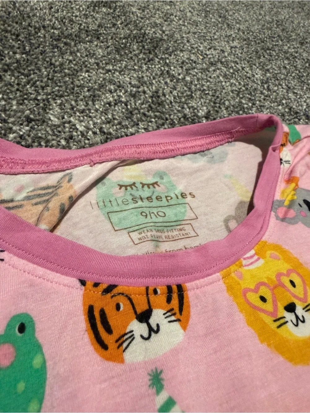 Little Sleepies Party Animals Print Pajama Set